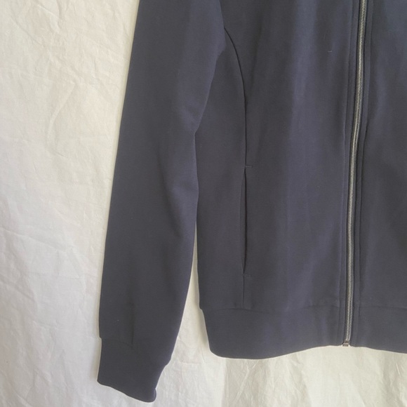 Emporio Armani EA7 Sweatshirt Hoodie Man Blue Size Medium - Picture 9 of 16